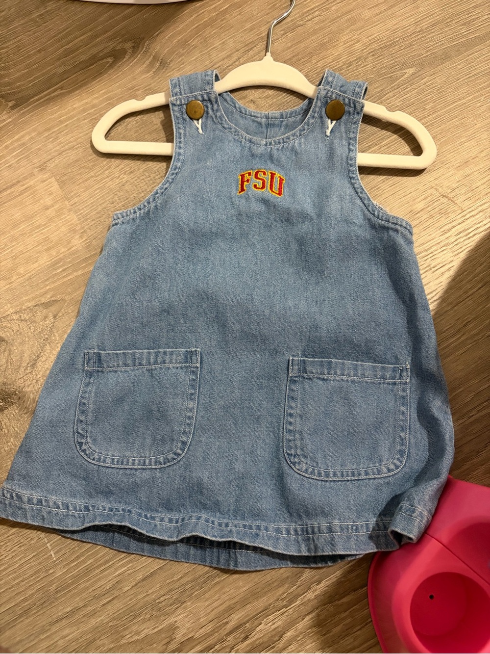 Forest & Hue Kids Vintage Florida State University Seminoles Baby Girl Dress